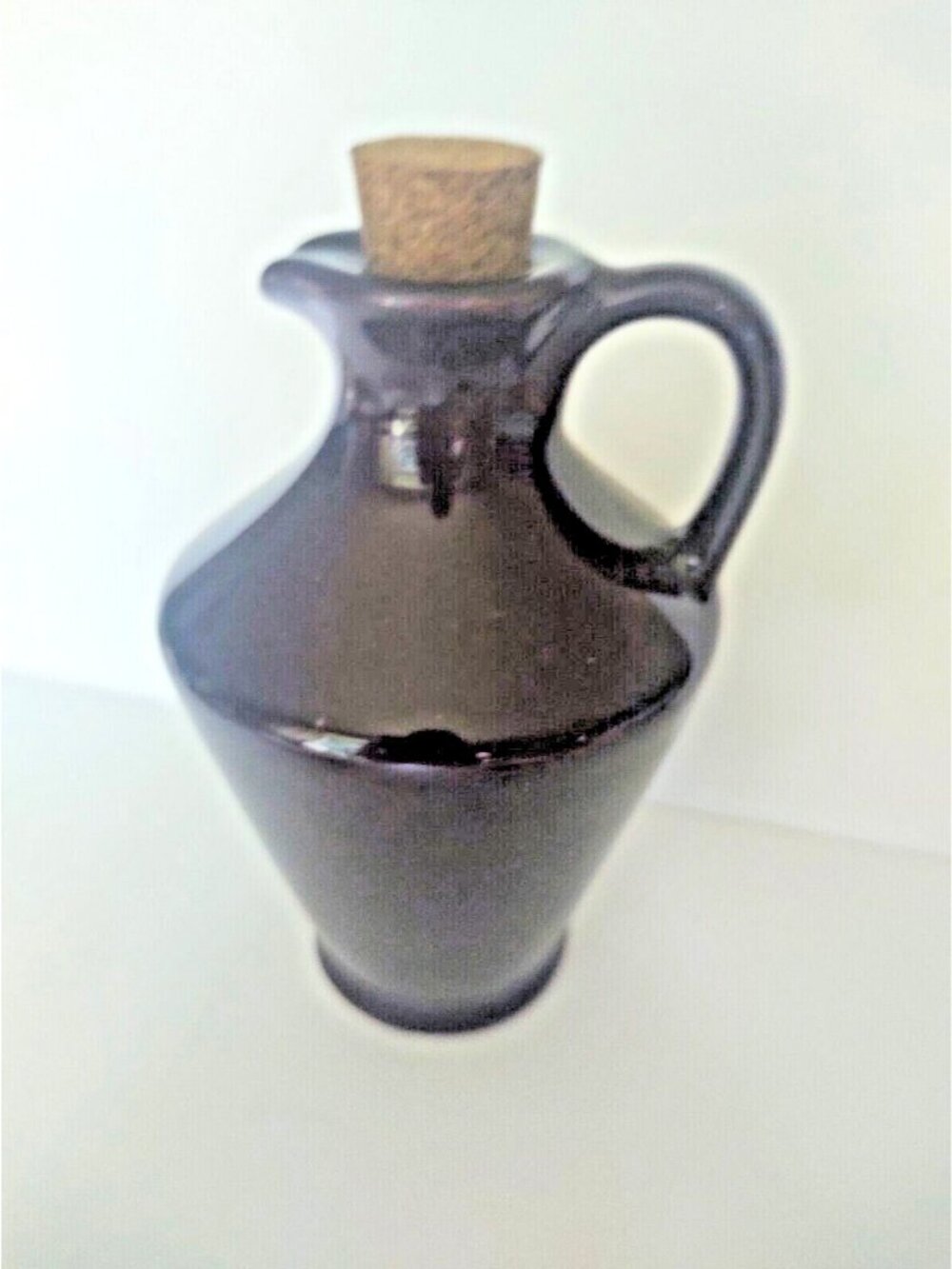 Maison Plus Brown Stoneware Liquid Condiment Jug 6"